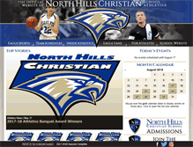 Tablet Screenshot of northhillseagles.com